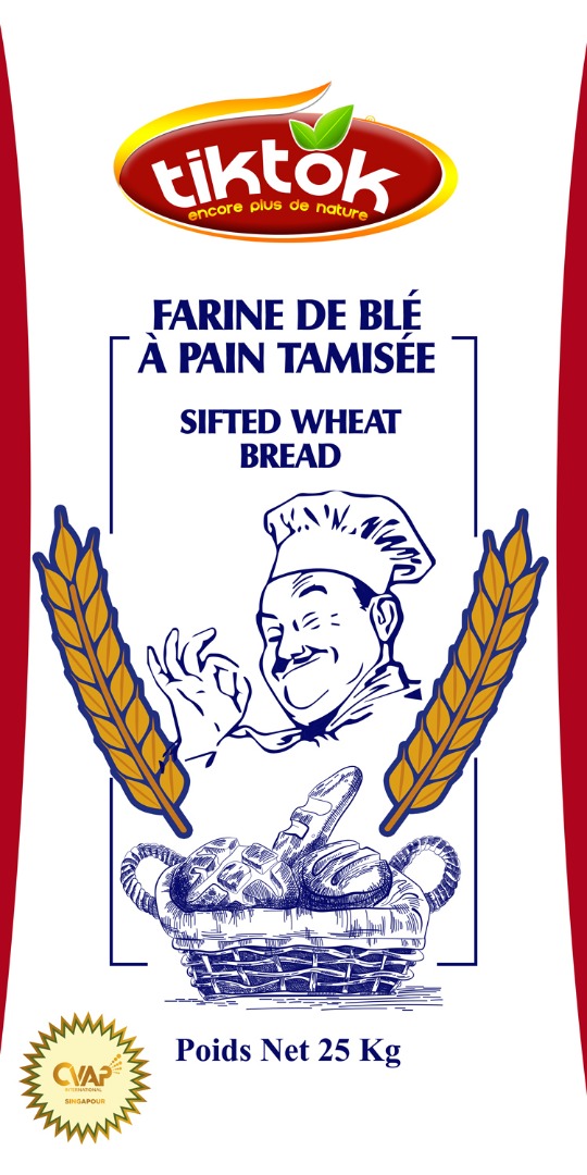 Farine de blé à pain tamisée